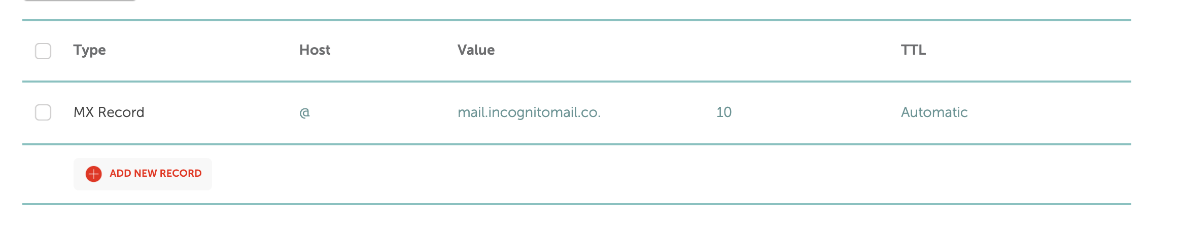 Dns config